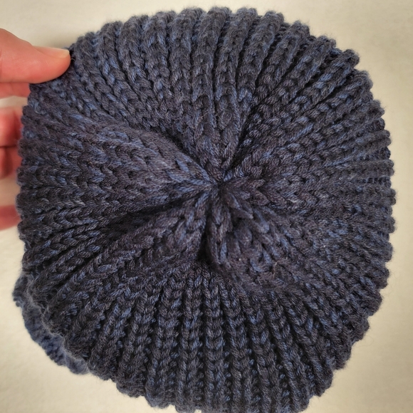 Tollegno 1900 Wool Beenie Hat In Blue, No Size - Picture 5 of 6